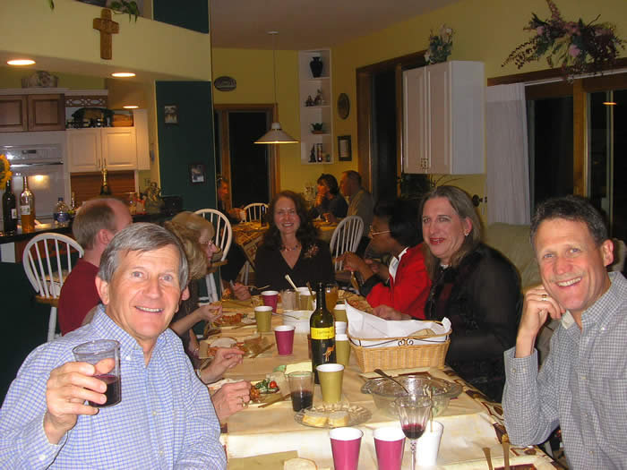 Steve Immer David Lobree and others at 2007 Fall Dinner Party
